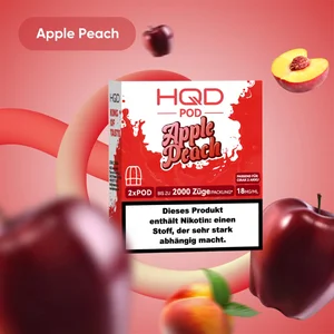 HQD Cirak 2 Pod Apple Peach 18mg 1200 Bild 1