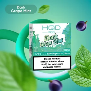 HQD Cirak 2 Pod Dark Grape Mint 18mg 1200 Bild 1