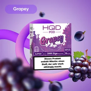 HQD Cirak 2 Pod Grapey 18mg 1200 Bild 1